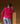 Round-neck cashmere sweater - Rose Tonique