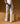 Calça larga em caxemira - Branco Creme