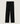 Wide cashmere pants - Black