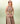 Ceinture large en cuir velours - Beige