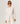 Round-neck merino wool sweater - White