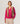Camisola de lã Merino com decote em V - Tons Rosa