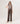 Wide knit pants - Havana Brown