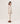 Camisola oversized em caxemira com decote em V - Branco Ecru