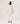 Camisola oversized em caxemira com decote em V - Branco Ecru