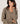 Camisola oversized em caxemira com decote em V - Bege