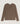 Camisola oversized em caxemira com decote em V - Havana Brown