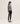 Camisola oversized de caxemira com decote em V - Pearl Grey