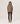 Camisola oversized de caxemira com gola alta - Bege
