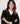 Camisola oversized em caxemira com decote em V - Preto