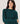 Camisola de caxemira canelada com gola redonda - Duck Green