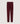 Legging stretch em pele de cordeiro - Bordeaux Red