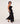 Cinto de elos em pele - Preto