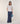 Short sleeve embroidered polo shirt in merino wool - White