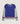 Pull col rond color block en laine mérinos - Bleu Outremer