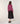 Pull col rond en laine mérinos - Fuchsia