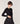 Cardigan curto em lã merina - Preto