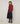 Pull col rond bicolore - Bleu Denim