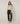 Pull col V en maille fine - Beige