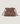 Bolsa Charly em pele de cordeiro - Taupe Brown
