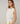 Conjunto duplo de seda com decote redondo - Ecru White
