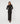 Draped maxi dress - Noir