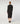 Long knitted dress - Black