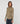 T-shirt drapeada - Taupe